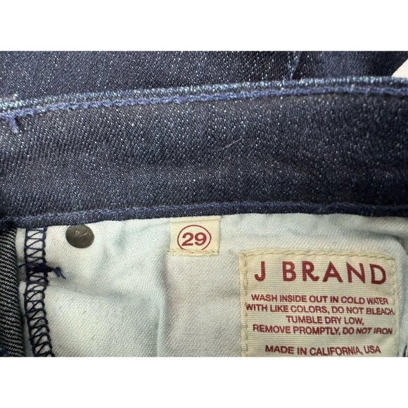 J Brand Size 29 Womens Jeans Cigarette Leg Low Rise Dark Wash Stretch St… - Picture 4 of 5